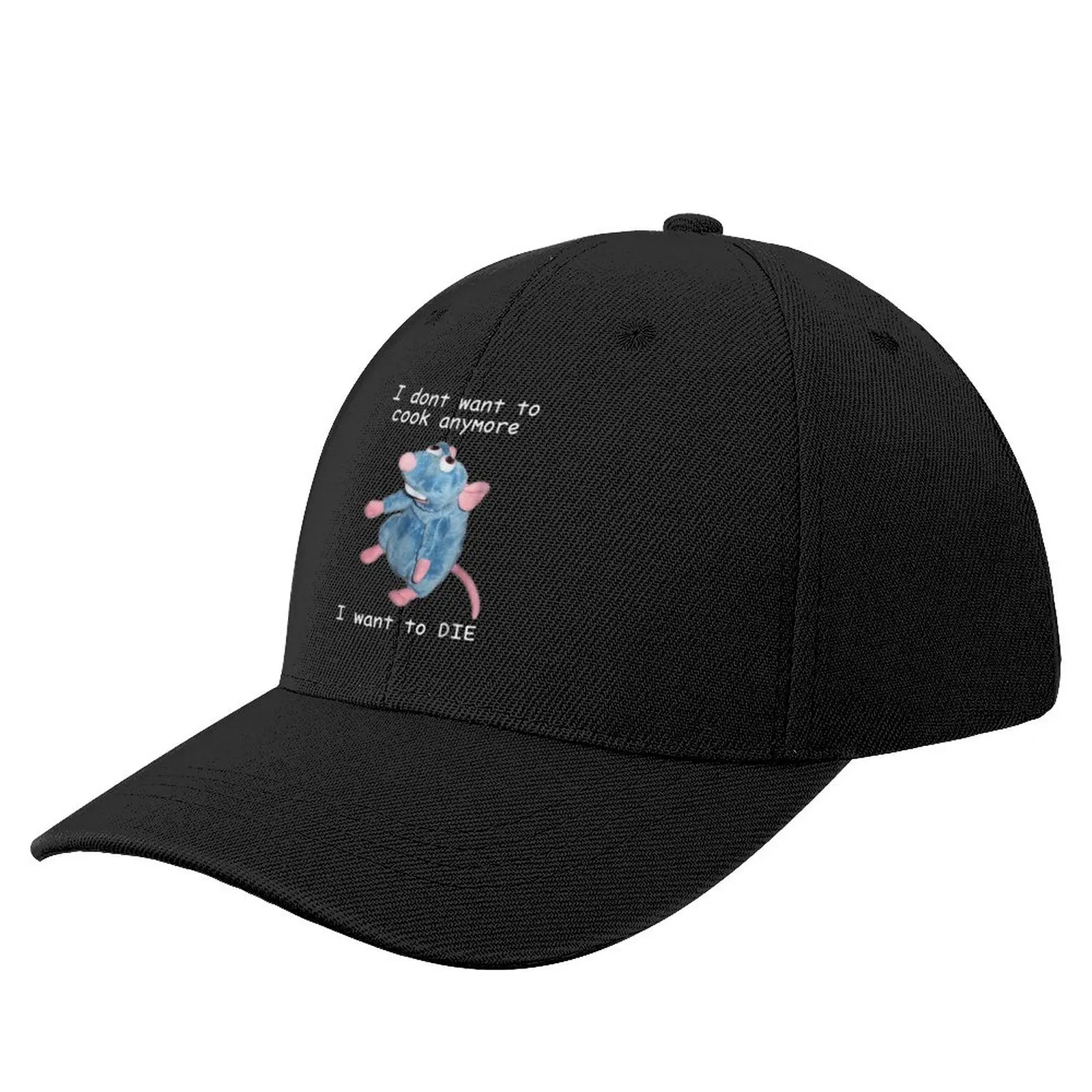 

Funny I Don't Want To Cook Anymore I Want To Die Baseball Cap funny hat Luxury Hat Hat Women Men's