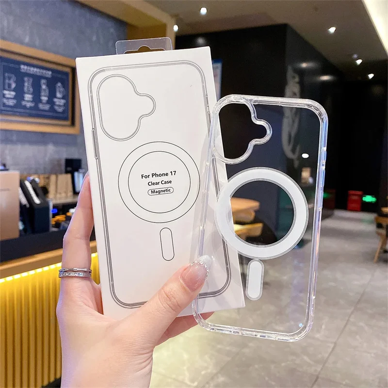 Original Clear Magnetic Wireless Charging Phone Cover