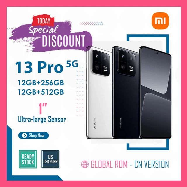 Xiaomi 13 Pro Global ROM CN Version, 12GB 256GB 512GB, Snapdragon 