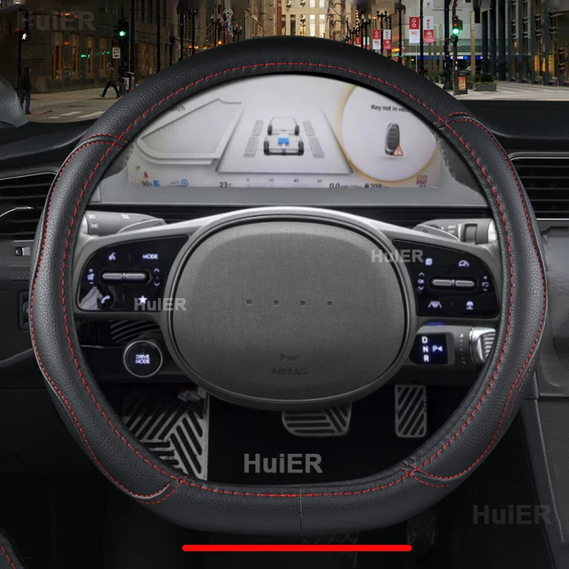 Premium D-Type Flat Bottom Steering Wheel Cover Wrap - Ultimate Protection Accessory