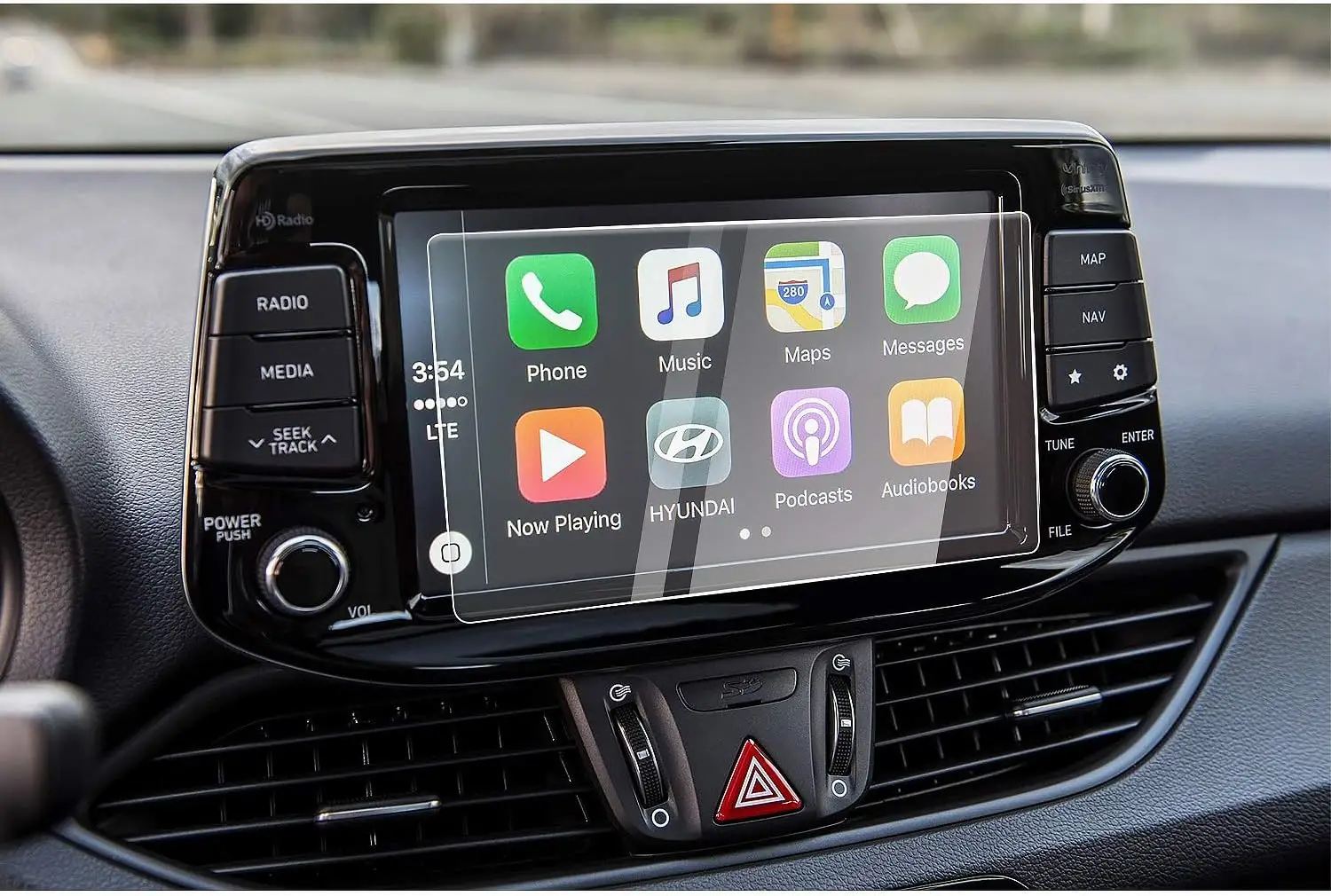 Per Hyundai I30 / I30 Kombi / I30 N 8 Pollici 2016 -2020 Lcd Navigazione Gps Vetro Temperato E Pellicola Proteggi Schermo Cruscotto