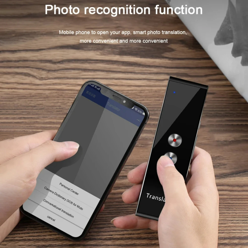 T8+ Voice Language Translator Device 96 Languages Real-Time Translation Device Two-Way Translator For Learning Travel Business voice translator language translator