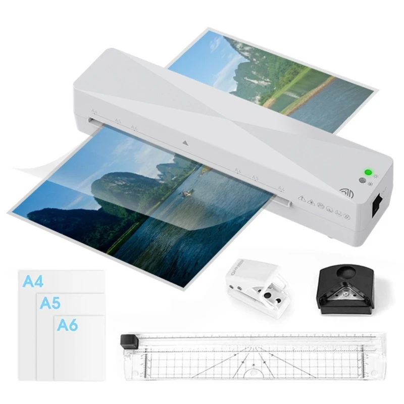 A4 Laminator Thermal Laminating Machine Fast & Stable Warmup & Easy To Use Portable Laminator