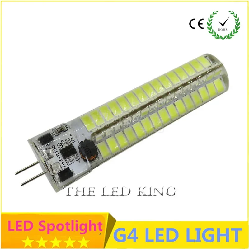 

3W 5W 9W 12W 15W 21W SMD3014 G4 LED Lamp DC 12V/ AC 220V Silicone Bulb 24/32/48/64/104 152LEDs replace 10W 30W 50W Halogen Light