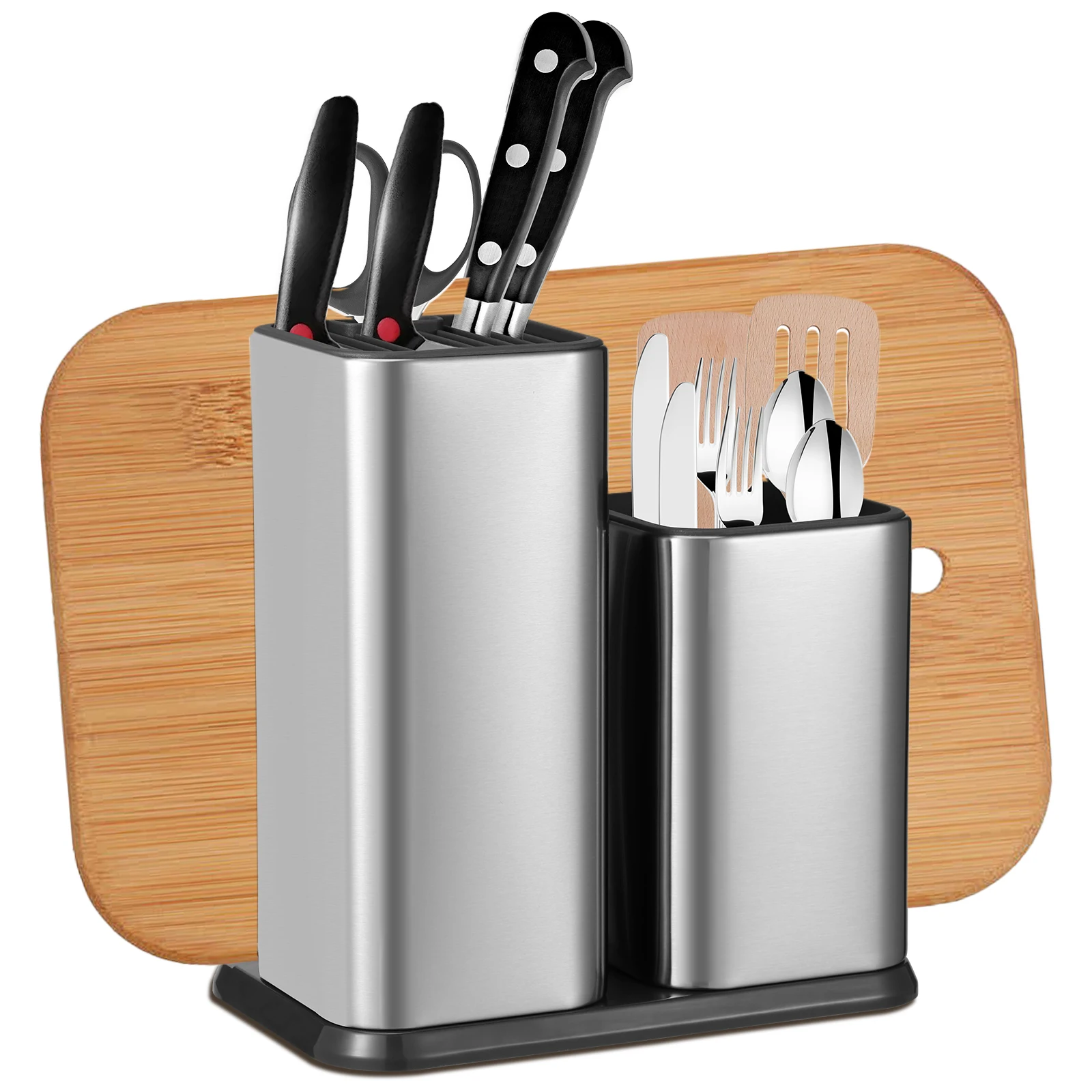 Stainless Steel Kitchen Utensil Holder Chopstick Spoon Storage Box