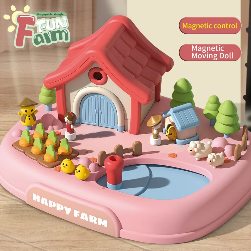 Magnetic Princess Castle Dollhouse Playset for Girls