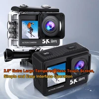 Professional 5K Action Camera 30M Waterproof Touch Screen 170 Degree Wide Angle EIS Anti Shake WiFi Sports DV Video Recorder - Image 6