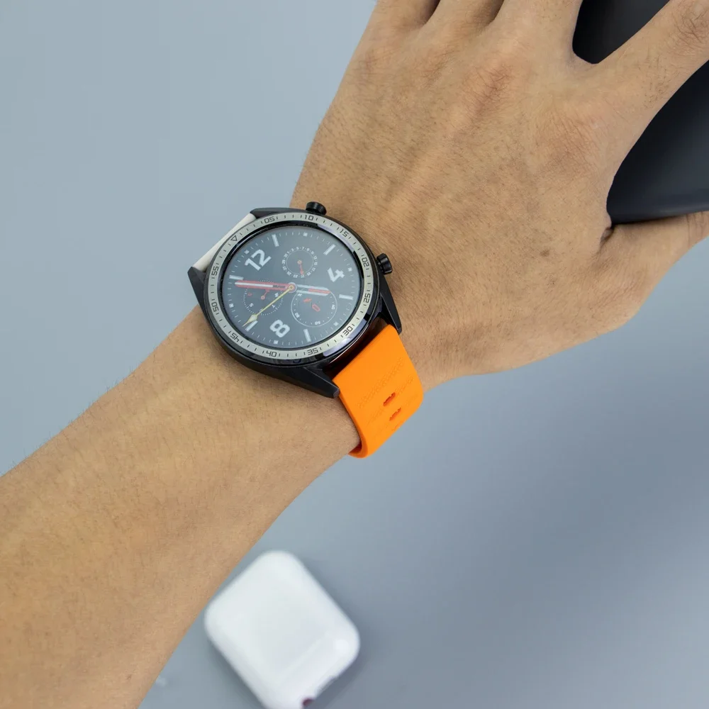 Silicone Strap Band Bracelet - 20mm & 22mm