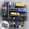 Power Tool Rack Electric Drill Holder Wall Mount Organizer Wrench Tool Workshop Screwdriver Storage Shelf Tool Organization 1