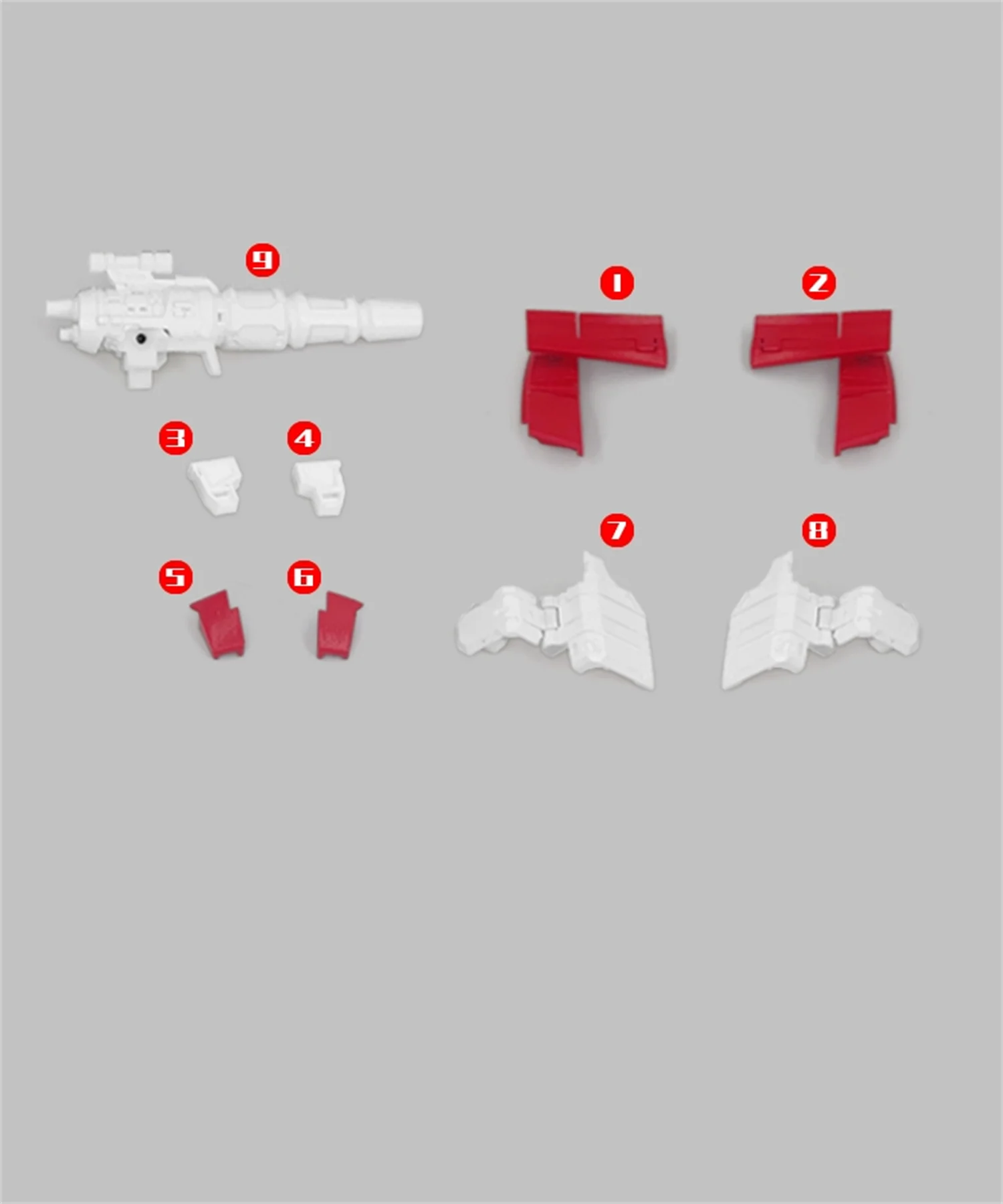 ゴッドジンライ　アップグレードパーツ Replaceable Head Weapon Upgrade Kit For LI JIANG Bian Xing
