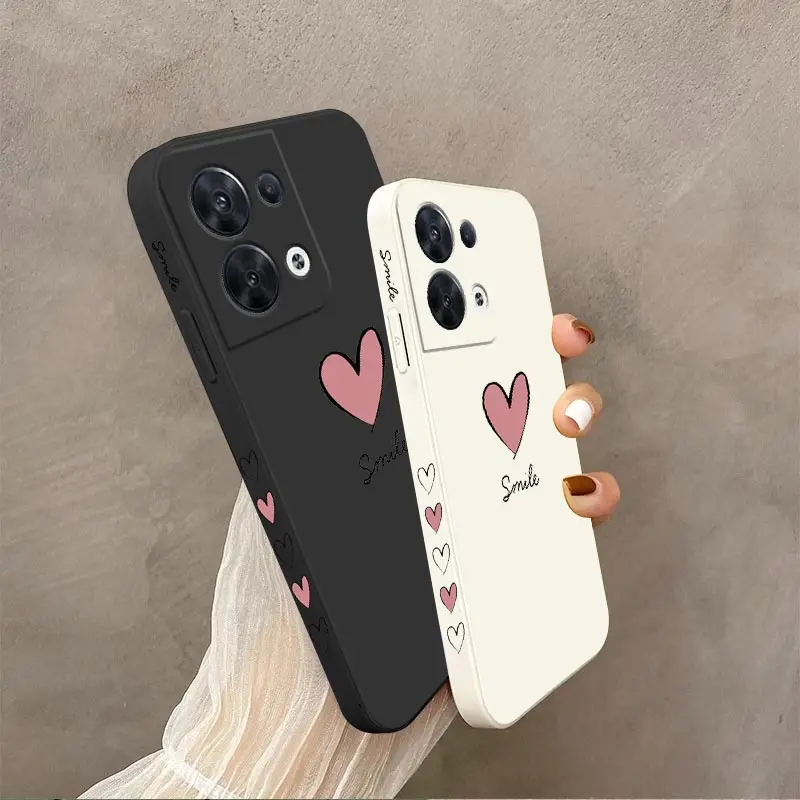 Big Red Heart Liquid Silicone Phone Case