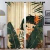 Curtains for Bedroom Naughty Little Girl Home Interior Curtains 2 Pieces Shades Blackout Curtain Partition Halloween Decoration 1