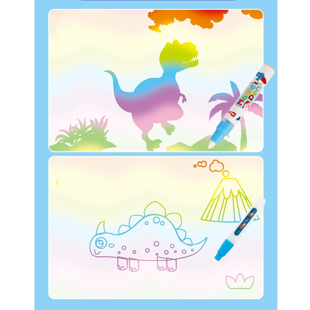 - 장난감 색칠 물 그리기 매트 그림 쓰기 매트 낙서 매직 펜 교육 장난감 어린이 러그