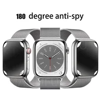 Film Hydrogel Anti-Espion pour Apple Watch, Protecteur d'Écran de Confidentialité, Ultra 49mm 45mm 41mm 40mm 44mm iWatch Série 8 7 SE 4 5 6, 256 2