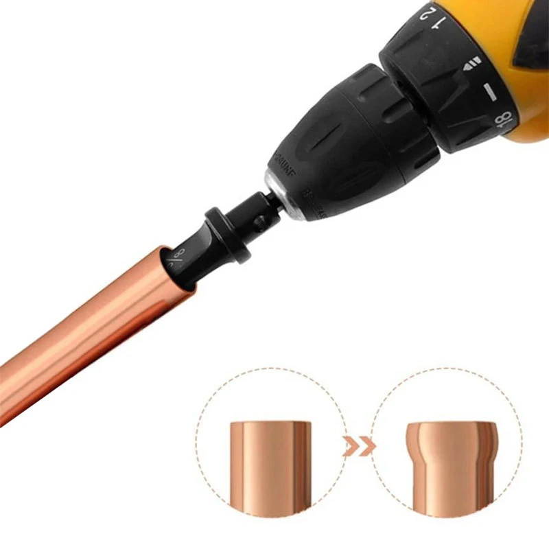 

Copper Tube Expander Pipe Expander Dril Electric Repair Support Swaging Tool Drill Bit Expander Flaring Repairer Tool
