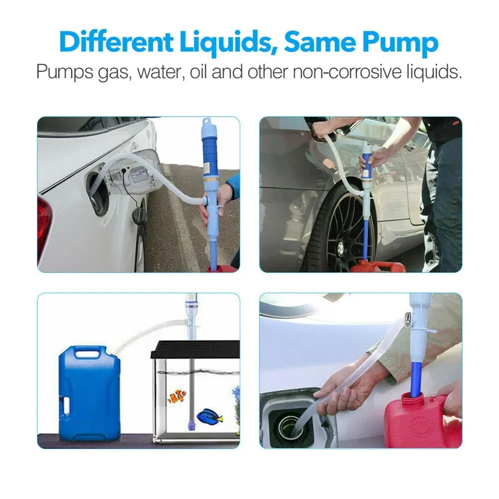Electric Oil Pump Siphon Liquid Transfer Pump Battery Powered Car Gas Oil Water Liquid Tool