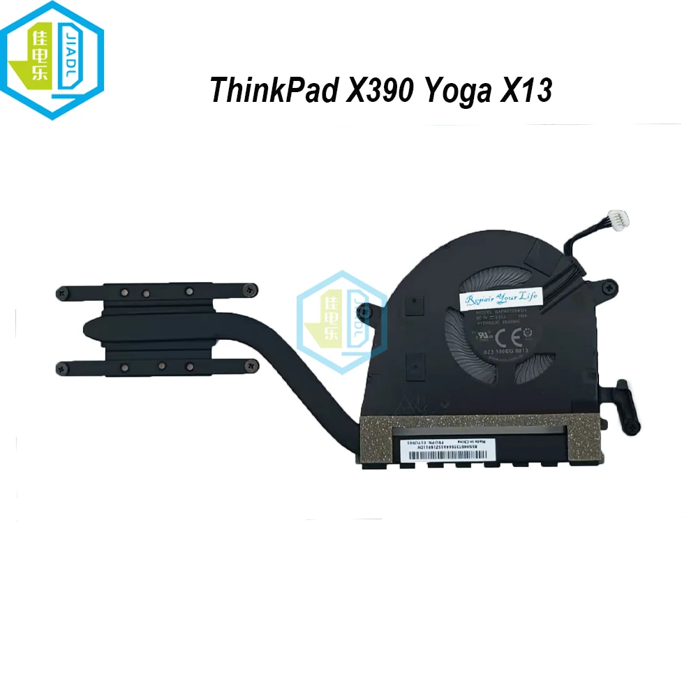 Cpu Térmica Ventiladores de Refrigeração para Lenovo Thinkpad Dissipador Gen Bapa0705r5h Y004 023.100eg.0013 01yu962 X390 Yoga