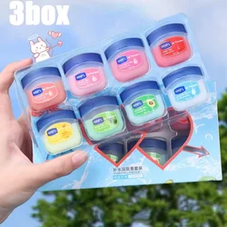 Natural Lip Balm and Moisturizer - Hydrating Base for Anti - Cracking Lip Care (C - 3box - 8pcs)