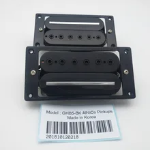  Black Guitar Pickups Alnico5 Pickups High power Metal Single track Humbucker Pickups 4C Made in Korea 