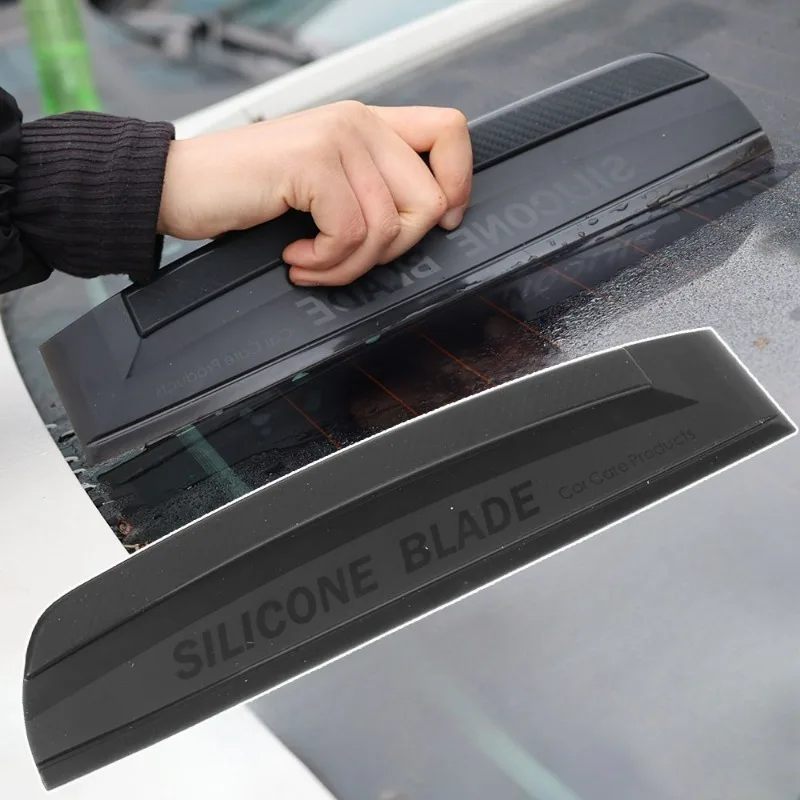 

Soft Silicone Handy Squeegee Non-Scratch Car Wrap Tools Water Window Wiper Drying Blade Clean Scraping Film Scraper Accessories