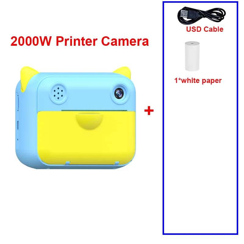 best cheap digital camera Kid Instant Print Camera Thermal Printing Camera Digital Photo Camera Girl's Toy Child Camera Video Boy's Birthday Gift best digital camera for photography Digital Cameras