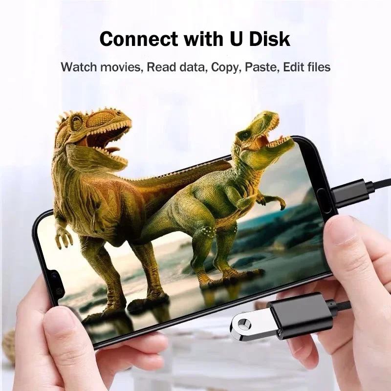 Câble adaptateur USB type-c OTG pour Samsung Galaxy S24 S23 S22 Ultra A53  A54, convertisseur de câble USBC OTG pour Google Pixel 7a 6 7 8 Pro