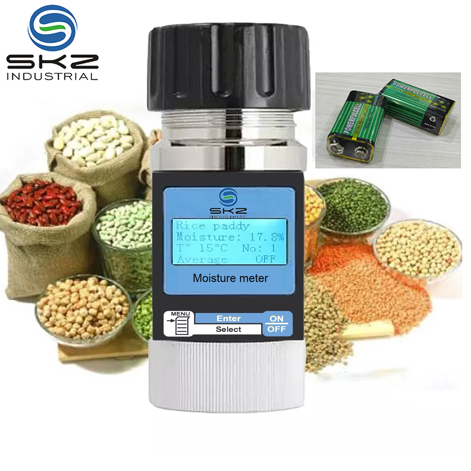 food moisture meter tester digital grain   analyzer