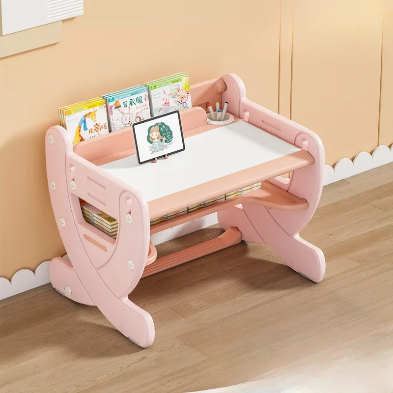 Children Table Small Desk Child Bedside Chair Angle Adjustable Boy Room Furniture School Kids Student Office Tables Supplies