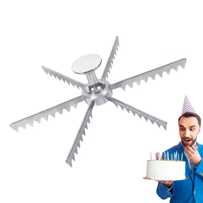 Pizza Cutter 6/8/10 Slice Aluminum Alloy Sharp Gear Pizza Pie Cake Divider for Kitchen Restaurant Baking Professional Tools