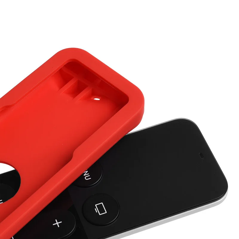 Silicone Remote Case Silicone Remote Cover Silicone Remote Sleeve Remote Controller Cover Silicone Case Protector Remote Control Cover for Apple TV 4K Shockproof Drop-proof Silicone Case (cover only, not includes remote control)