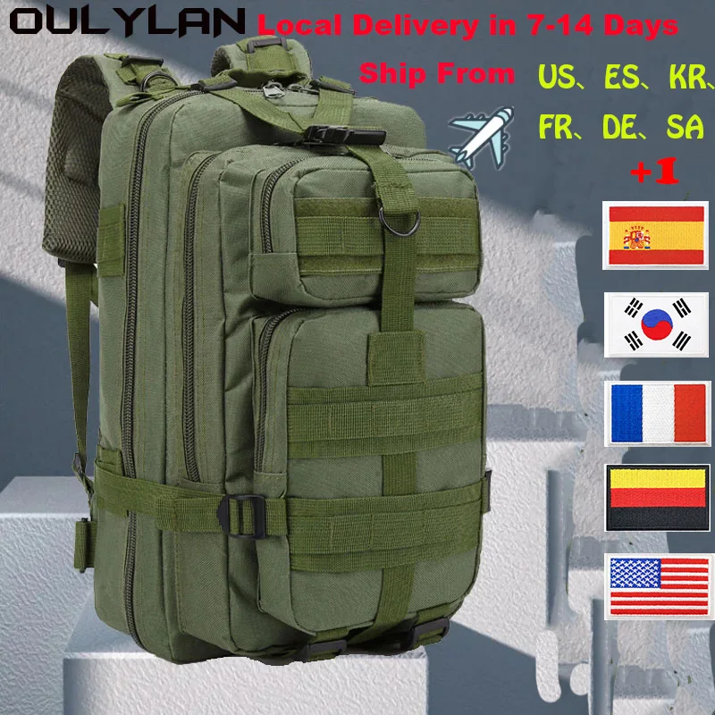 

Нейлоновый тактический рюкзак Oulylan для кемпинга 30L/50L 900D, водонепроницаемая сумка для походов и охоты, уличные военные рюкзаки, тактические сумки