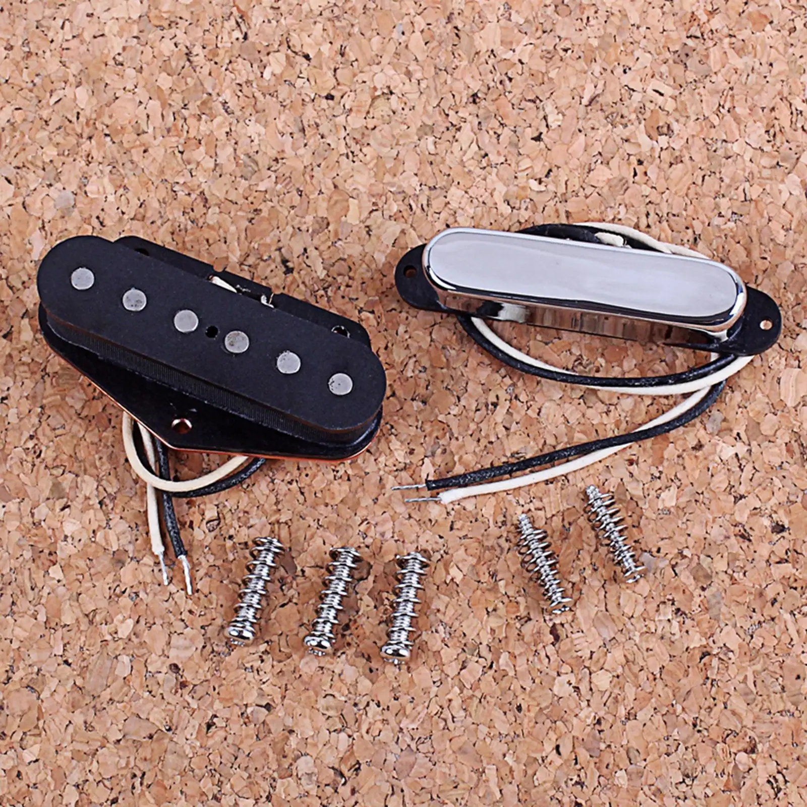 

2x Neck and Bridage Pickup with Alnico Rod Magnets for Electric Guitar Parts