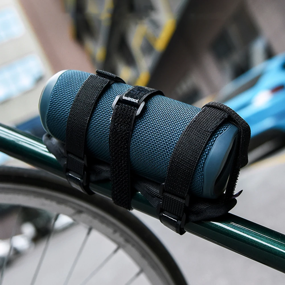Nylon Anti-Slip Sound Box Speaker Mount Strap for Bikes (1.5-3.5 inch Diameter)