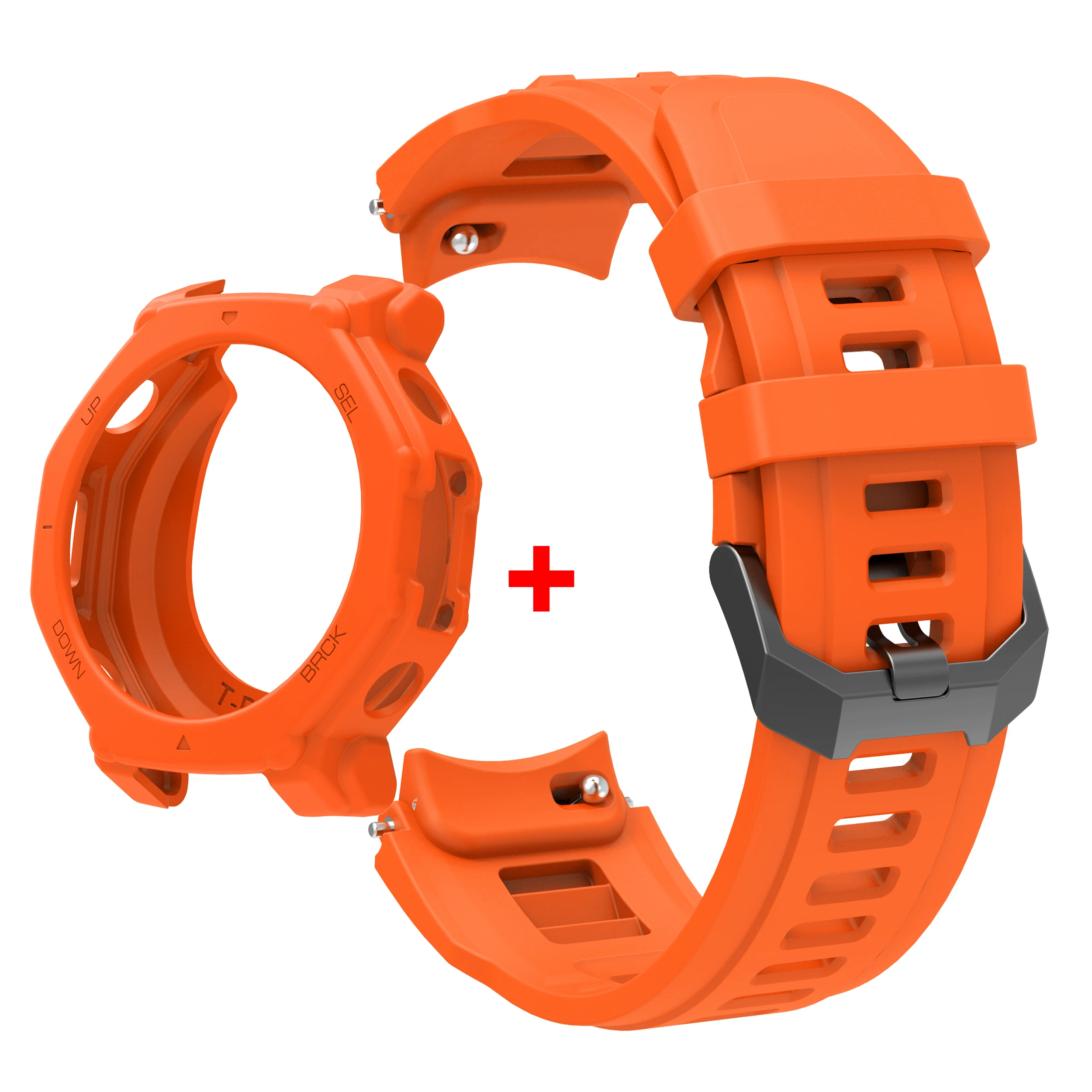 Silicone Strap with Protective Case