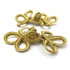 10-100 Pairs Gold & Silver Chinese Handmade Cheongsam Buttons Knot Fastener Closures DIY Sewing 5