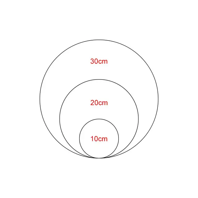 Round Blank Wooden Oil Paint for Artist Painter Picture Frame Drawing Board Circle Canvas Painting Board 5