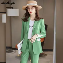 

Women's High-end Suit Jacket Pants Two-piece 2022 Spring Fall New Elegant Blazers Trousers Set Korean Fashion Professional Wear