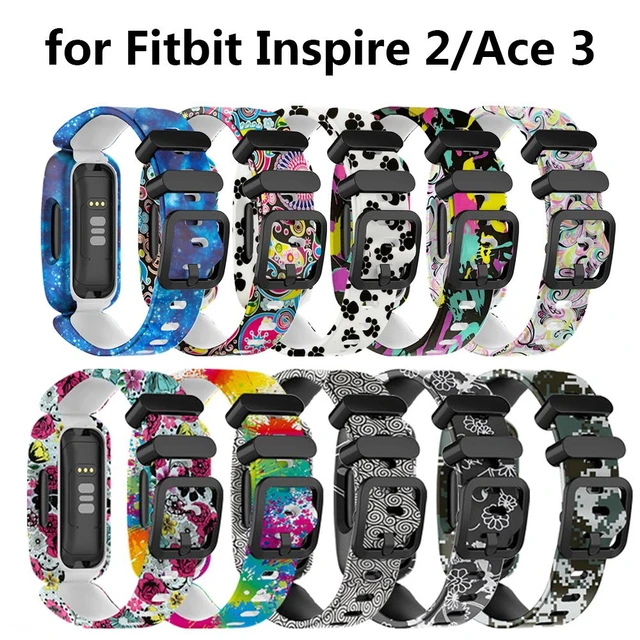New Wrist Strap Silicone Bracelet For Fitbit Ace 3/inspire 2 Smart Watch  Band Bracelet Replacement