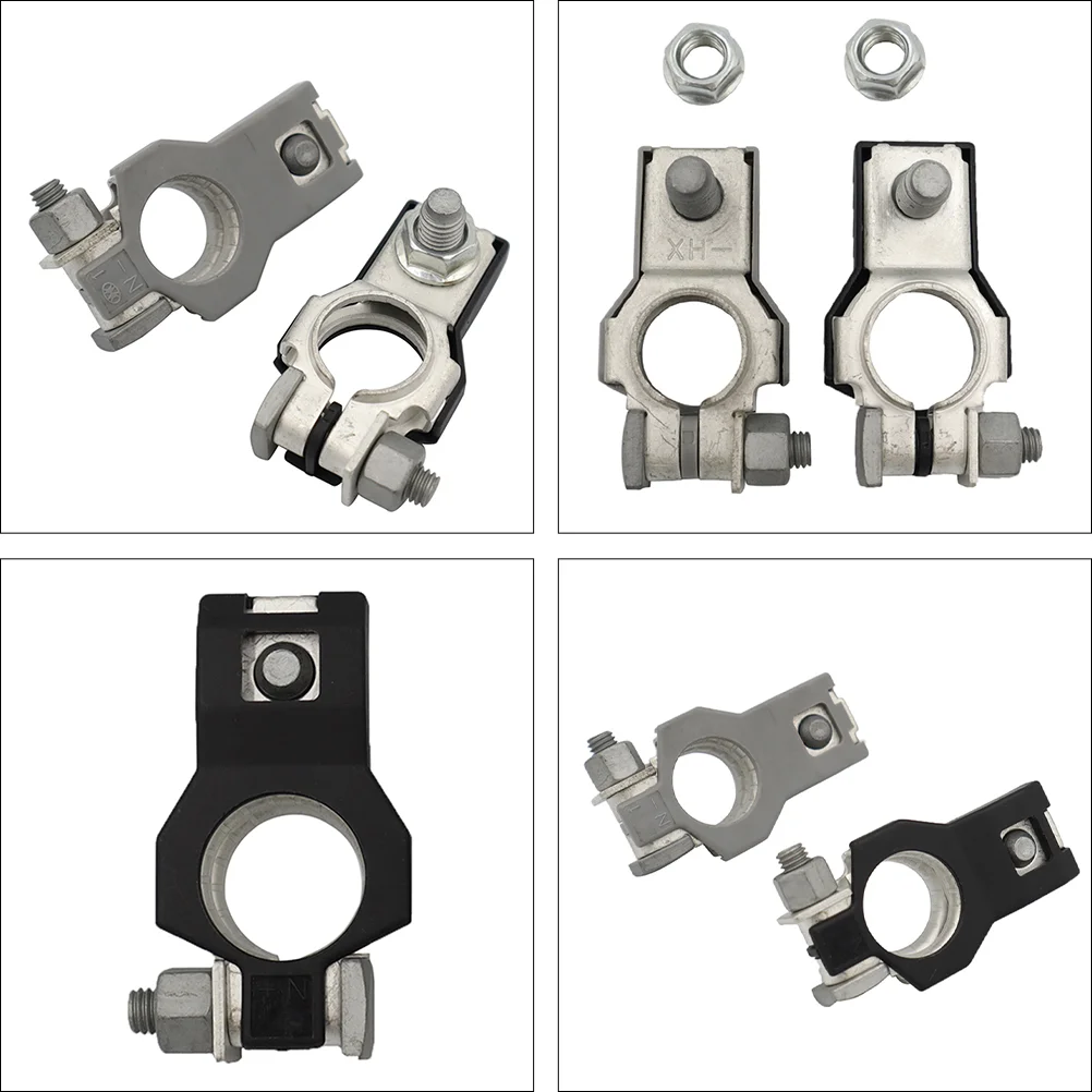 Battery Terminals Clamps Car Connectors Vehicle Clamps Auto Terminal Clamps 1 Pair
