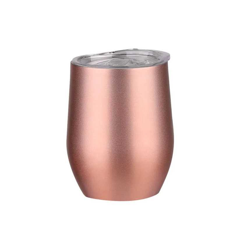 Colorful Egg Shaped Double Wall Stainless Steel Mug 10