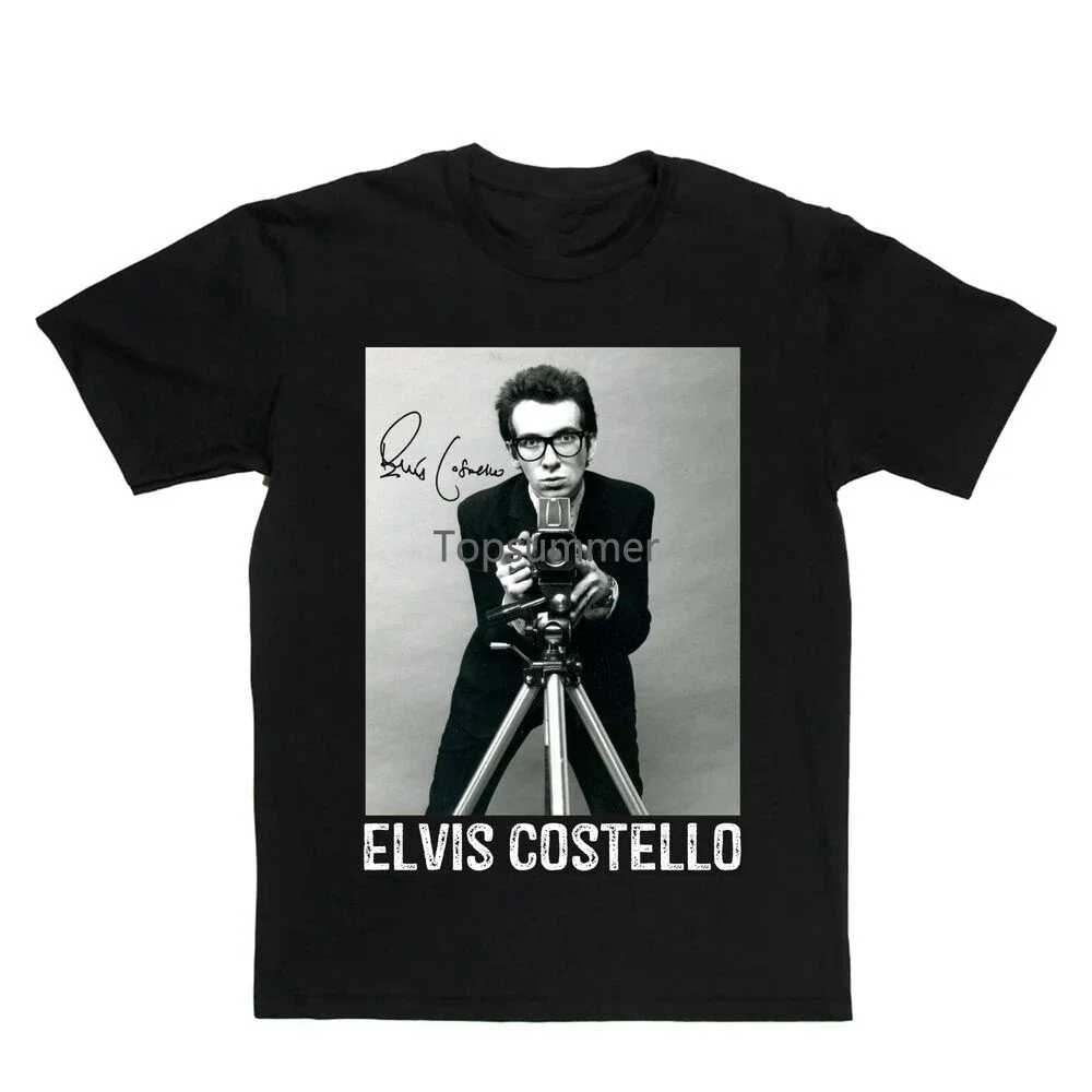 

Новинка редкая футболка Elvise Costello Tour подарок для фанатов унисекс все размеры