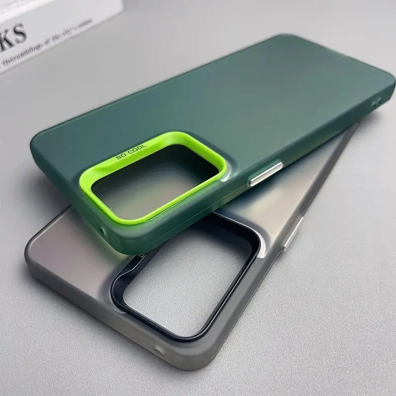 Shockproof Anti-fingerprint Phone Case with Shell Protection and IMD Design