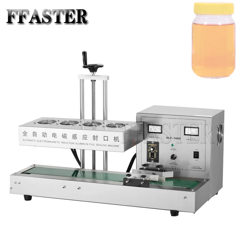 

Automatic Continuous Electromagnetic Sealing Machine Induction Aluminum Foil Packing Machine Plastic Glass Bottle Cap Sealer