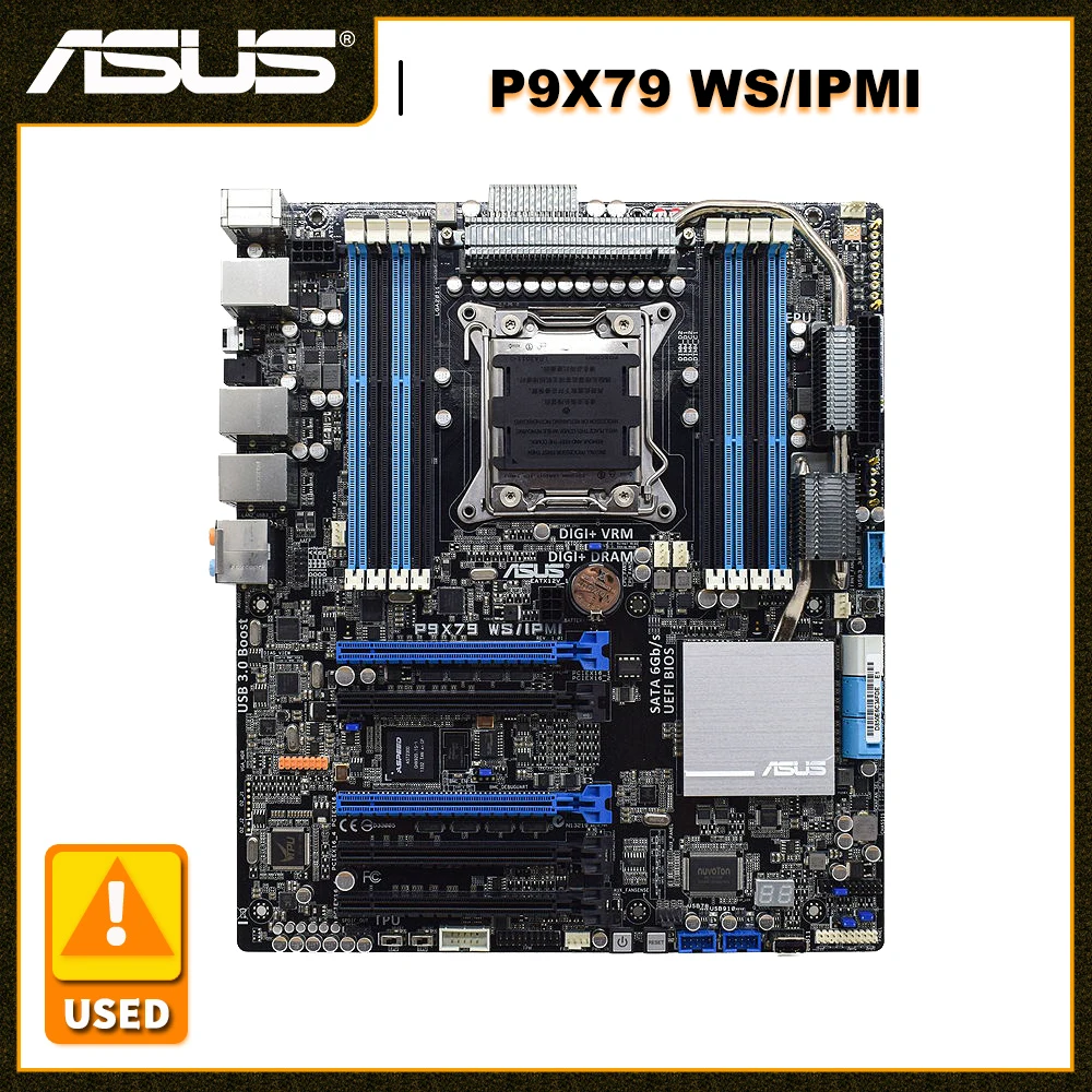 Asus P9x79 Ws/ipmi X79 Motherboard Lga 2011 Motherboard Ddr3 64gb
