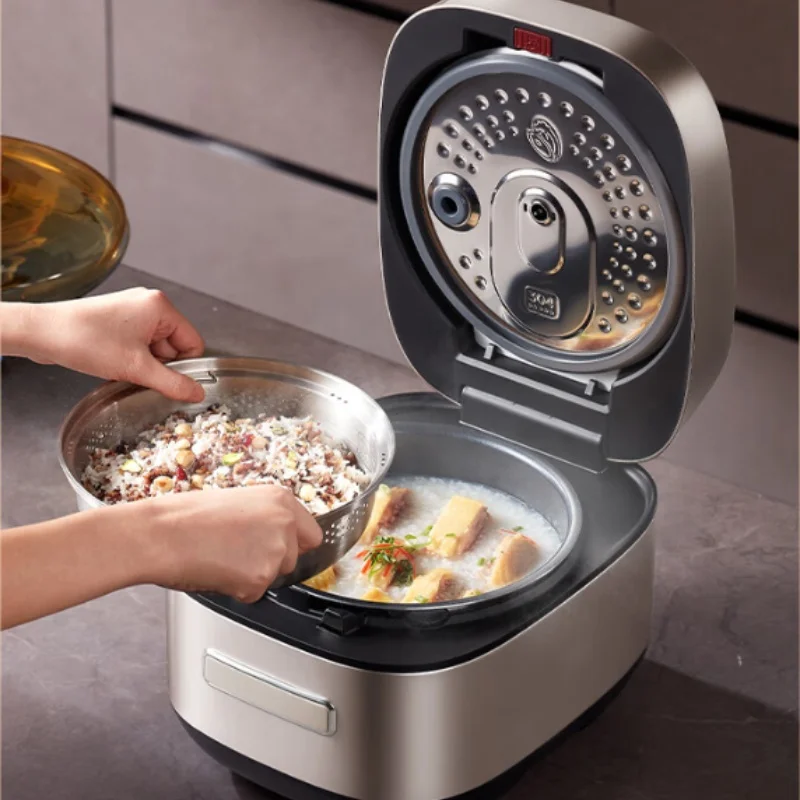 Midea Pro Rice Cooker 4L Color Screen WIFI Smart Control Steaming Pot for Home Use HS407 220V