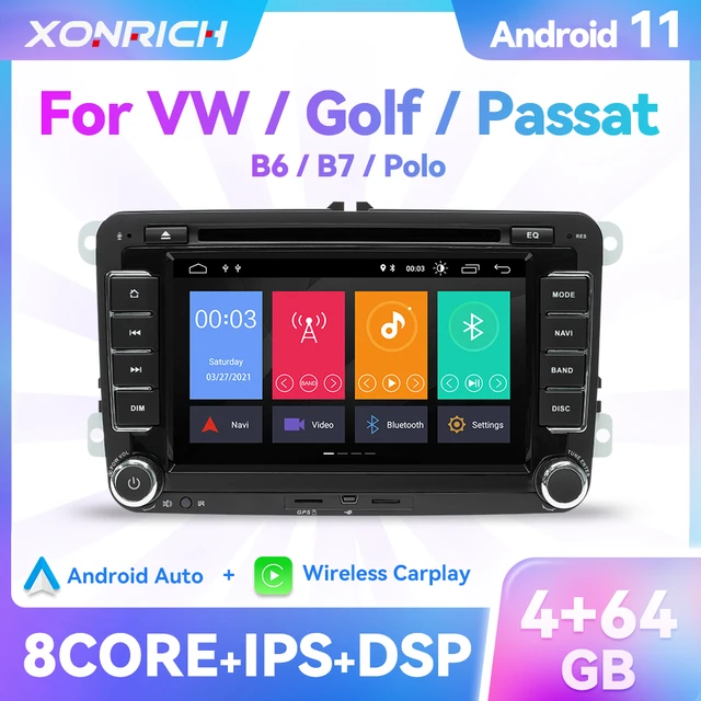 Autoradio CARPLAY-Android-DVD-GPS-BT VW GOLF5/6-PASSAT-TIGUAN-TOURAN+POLO+CAMERA