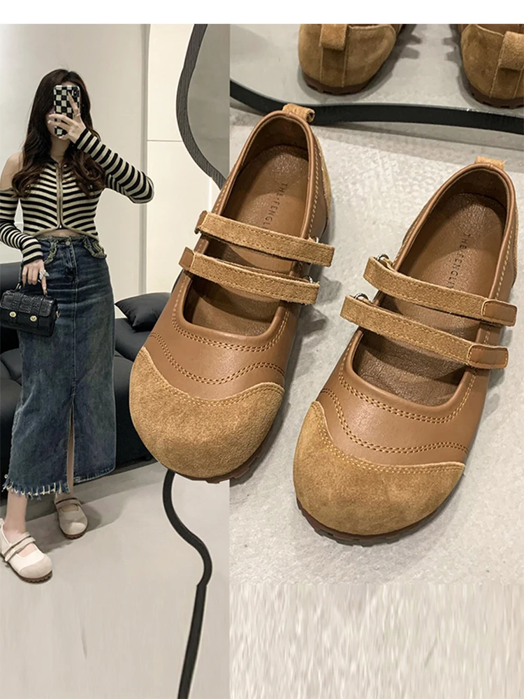 

Повседневная женская обувь, универсальная женская обувь с бахромой и круглым носком, с закрытым носком, новая летняя Классическая обувь в стиле ретро с бахромой, без шнуровки, на резиновой подошве, весна P