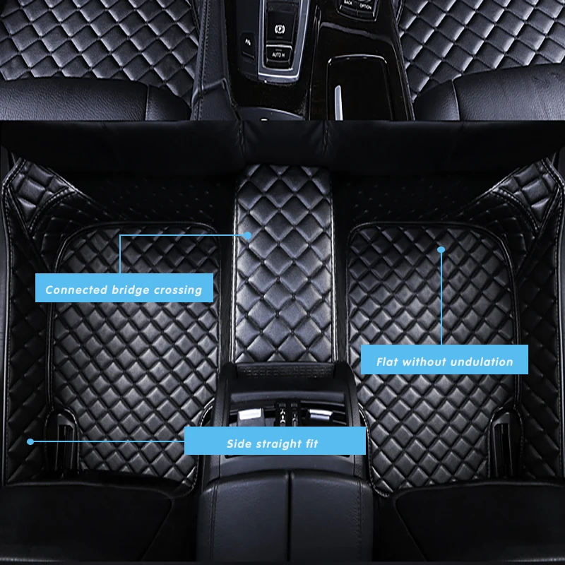 Audi S7 S8 자동 카펫 Foot Coche Accessorie 용 맞춤형 자동차 바닥 매트