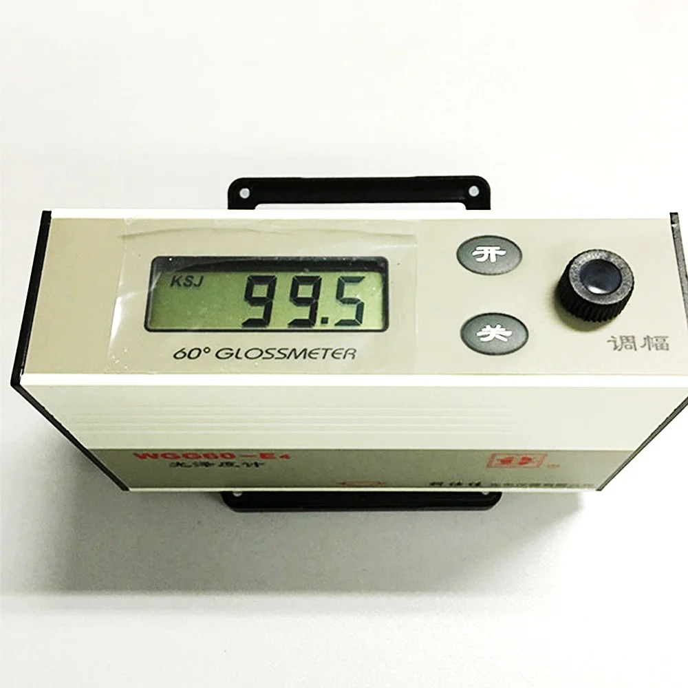WGG60-E4 Non-metallic Coating Painting Gloss Meter 0~199.5 GU Bamboo Cloth Paper Glossmeter Leather Ceramic Glossiness Tester 4