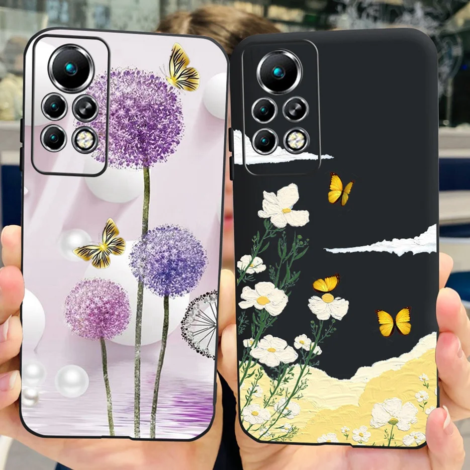 Cute Painted Soft Silicone Phone Case Back Cover Bumper
